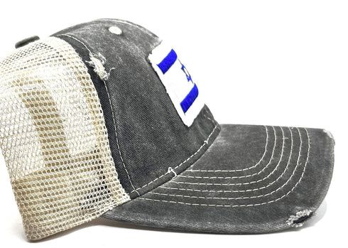 Israel Flag Adjustable Snapback Cap