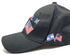 Embroidered Black American and Israeli Flags