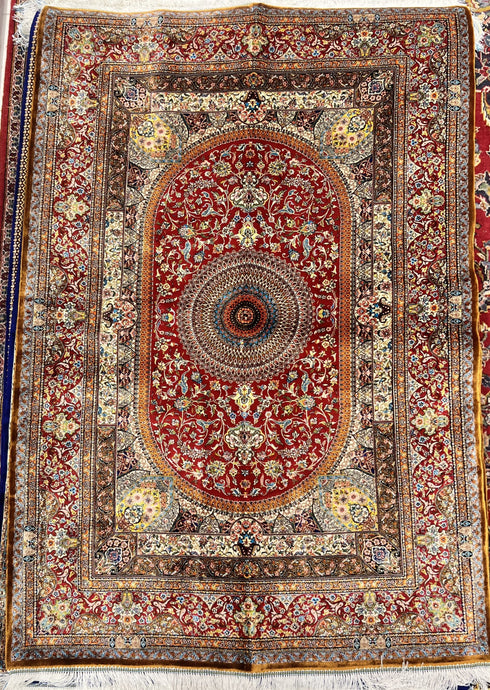 Arman Fine Persian Silk Carpet