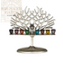 Aluminum Tree Of Life Hanukkiah