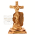 Sacrifice of Christ Hand Carved Olive wood Stateu from The Holy Land
