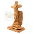 Sacrifice of Christ Hand Carved Olive wood Stateu from The Holy Land