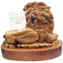 The Lion & The Lamb’ Hand Carved Olive wood Statue