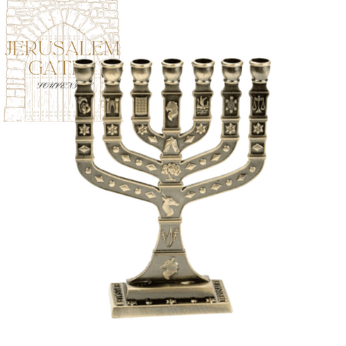 Luxury figurine 7 Branch Menorah 35 CM