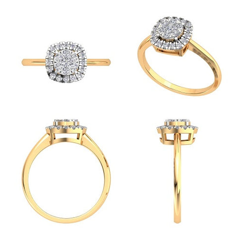 Candace Simple Style Diamond Engagement Ring