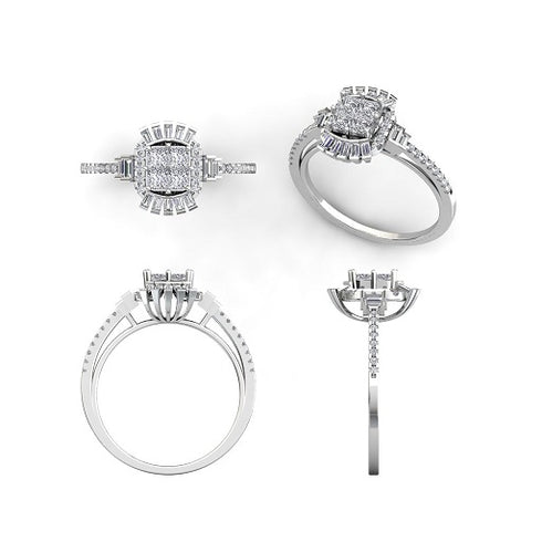 Chantal Diamond Engagement Ring