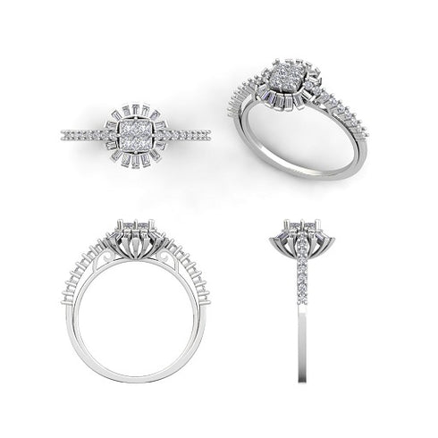 Kiera Diamond Engagement Ring