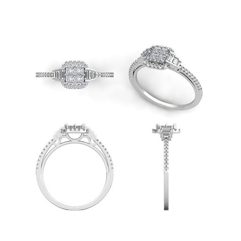 Raque Diamond Engagement Ring