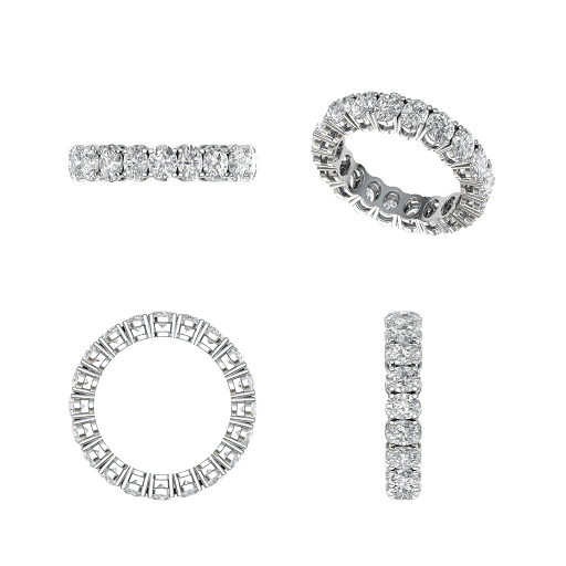 Brilliant Cut Diamond Classic Eternity Ring