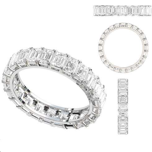 Darina Brilliant Baguette Cut Diamond Classic Eternity Ring