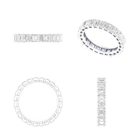 Cambria Brilliant Baguette Cut Diamond Classic Eternity Ring