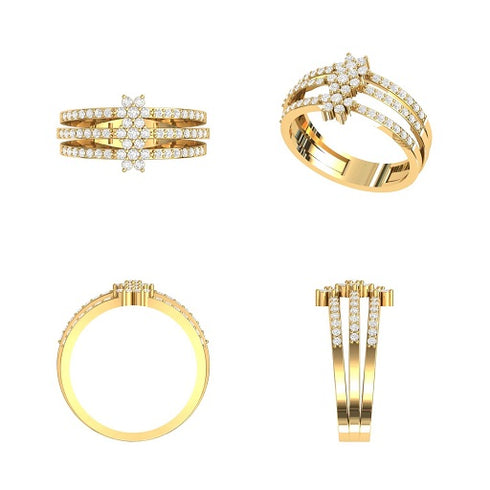 Graziana Diamond Engagement Ring