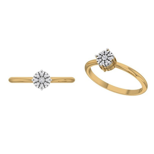 Luciana Simple Diamond Engagement Ring
