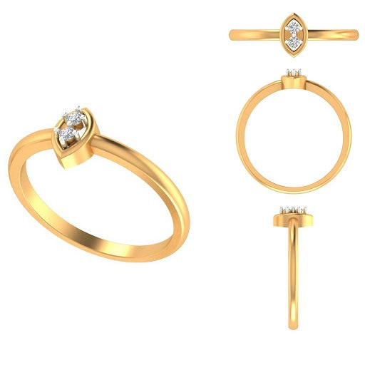 Sienna Simple Diamond Engagement Ring