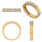 Martina Diamond Half Eternity Ring