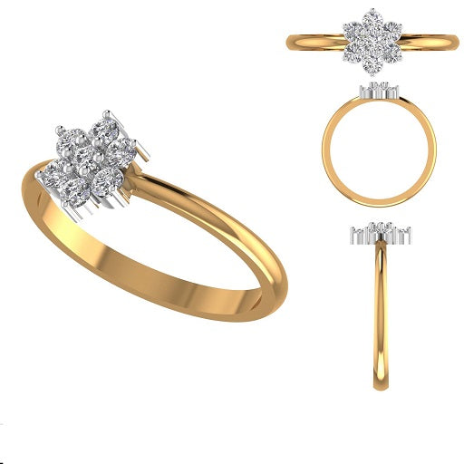 Rosali Simple Diamond Engagement Ring