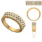 Marca Modern Diamond Half Eternity Ring