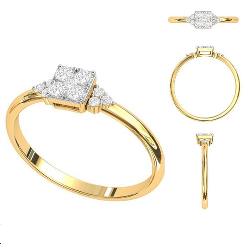 Milana Diamond Engagement Ring