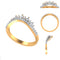Melissa Pave Diamond Crown Ring