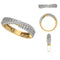 Lorenza Modern Diamond Half Eternity Ring