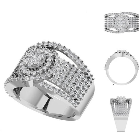 Flurina Diamond Engagement Ring