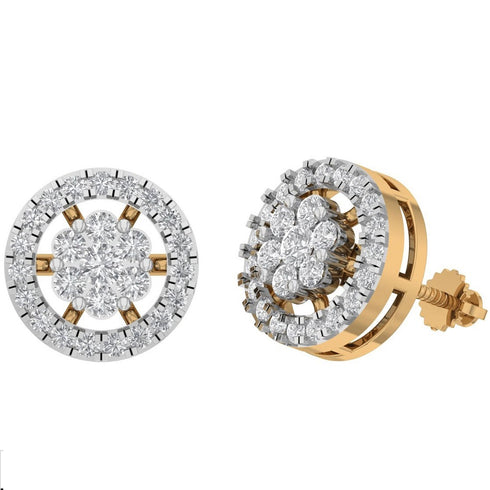 Daniela Diamond Stud Earrings