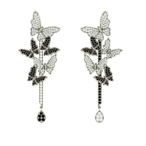 Oktyabrina Diamond Drop Earrings