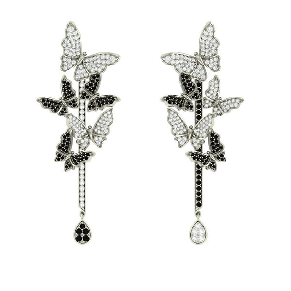 Oktyabrina Diamond Drop Earrings