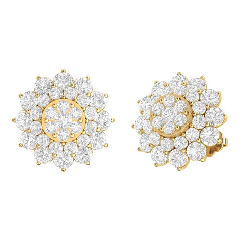 Aurora Diamond Stud Earrings