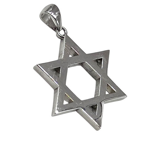 Sterling Silver Star of David Pendant