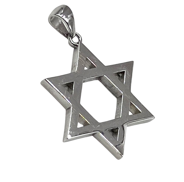 Sterling Silver Star of David Pendant