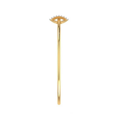 Durga Diya Diamond Bangle Bracelet