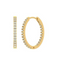 Arabella Classic Inside Out Hoop Diamond Earrings