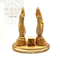 Olive Wood Bible Holder Hands