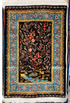 Tree Of Life Exceptionally Fine Persian Silk Carpet