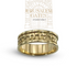 14K Yellow Gold My Beloved Classic Embossed Solid Jewish Wedding Ring