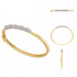Prisha Diamond Bangle Bracelet