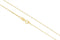 14k Yellow Gold 1.00mm Vicenza Chain Necklace