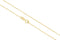 14k Yellow Gold 1.00mm Anchor Chain Necklace