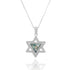 Star of David Roman Glass Pendant