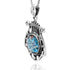Harp Of David Roman Glass Pendant