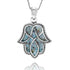 Khamsa Roman Glass Pendant