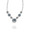 Round Filigree Roman Glass Necklace