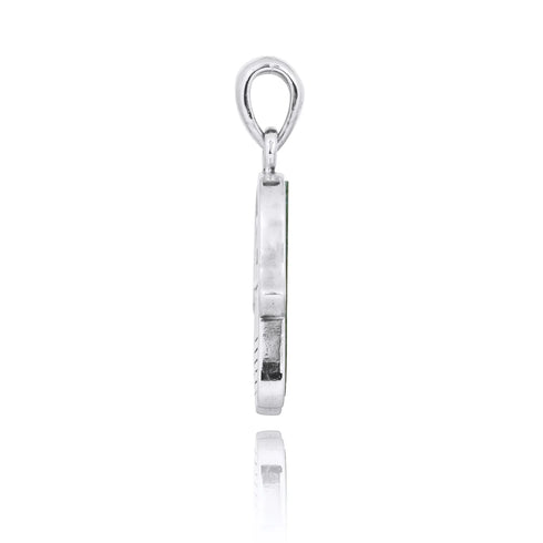 Khamsa Roman Glass Pendant