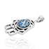 Khamsa Roman Glass Pendant