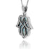 Khamsa Roman Glass Pendant