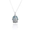 Khamsa Roman Glass Pendant