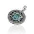 Star of David Roman Glass Pendant