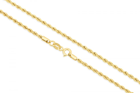 14k Yellow Gold 1.00mm Robe Chain Necklace