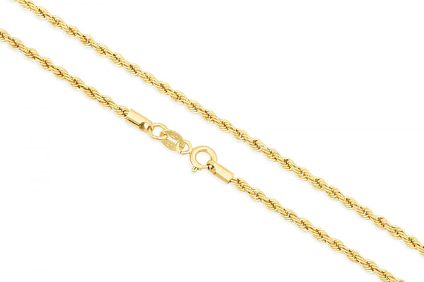14k Yellow Gold 1.00mm Robe Chain Necklace